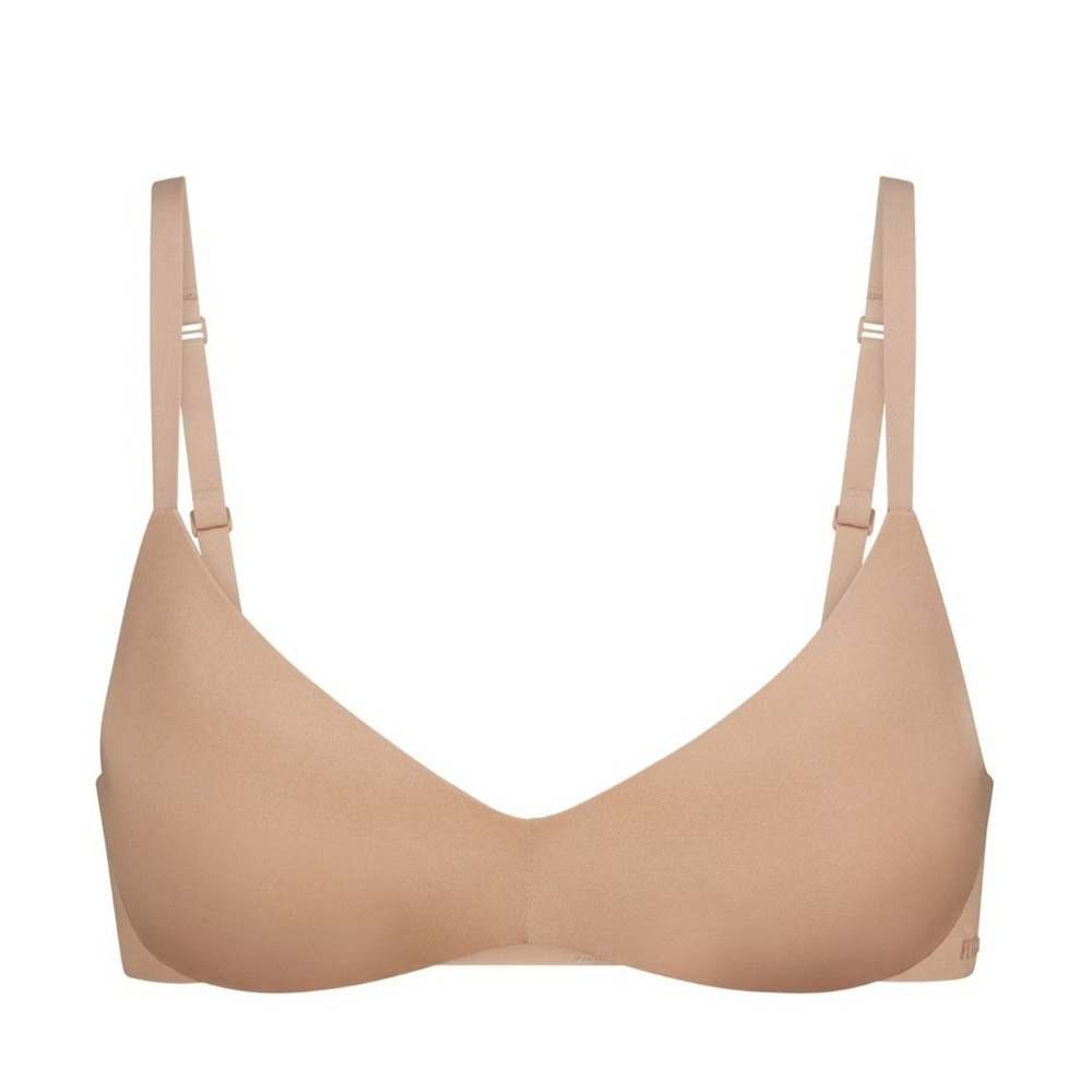 Skims Wireless Form Push Up Plunge Bra Clay BR-PUS-10681W 32B